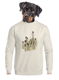 unisex mikina bez kapuce