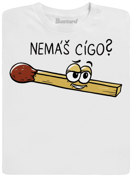 Cígo a oheň pánské tričko White