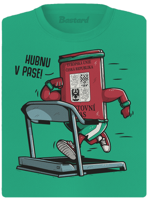 Hubnu v pase dámské sportovní tričko Mint Mal