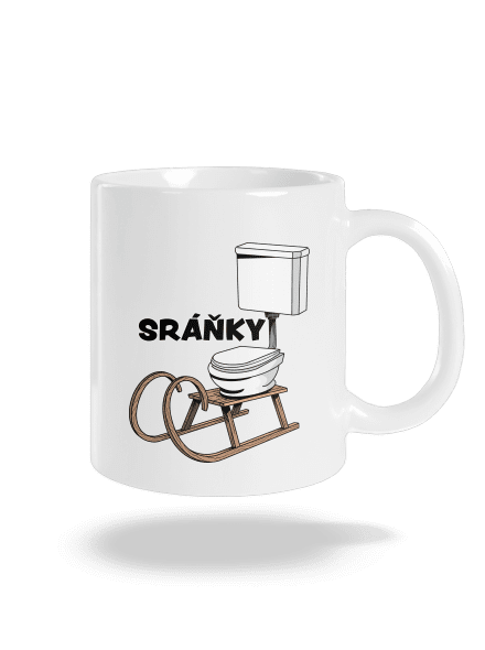 Sráňky klasický hrnek White