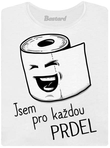 Prdel dámské tričko premium White