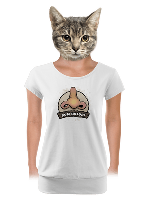 dámské tričko s lemem