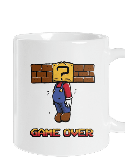 Game over klasický hrnek White