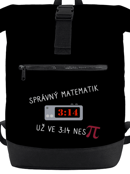 Matematik nespí batoh Black
