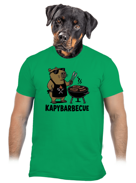 Kapybarbecue pánské tričko Kelly Green