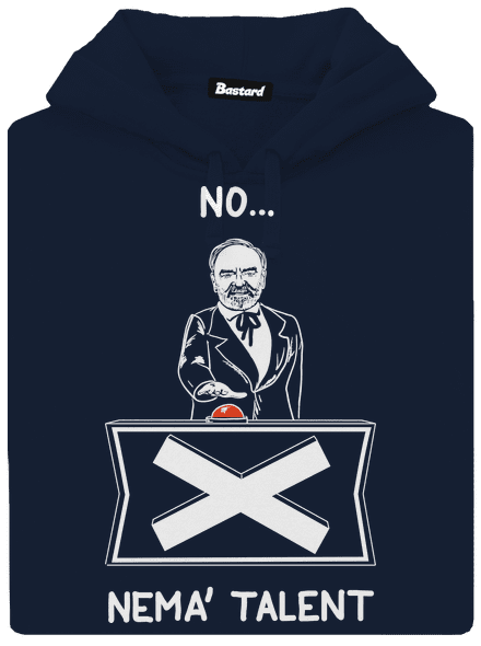 Cimrman: Nemá talent pánská mikina klokanka Navy