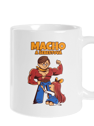 Macho a Šebestová klasický hrnek White
