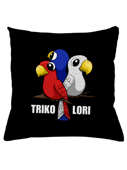 Trikolori polštář Black