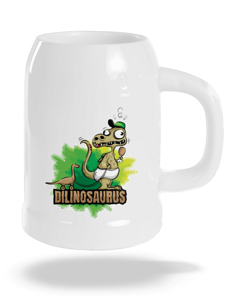 Dilinosaurus půllitr White