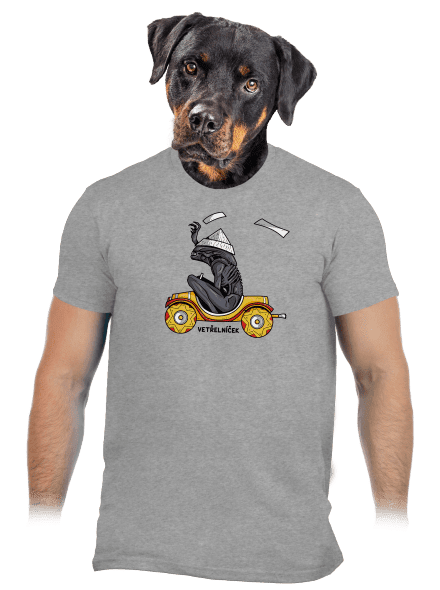 Vetřelníček pánské tričko Sport Grey