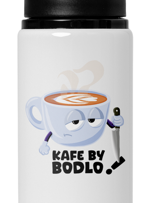 Kafe by bodlo lahev na vodu White
