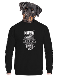 unisex mikina bez kapuce