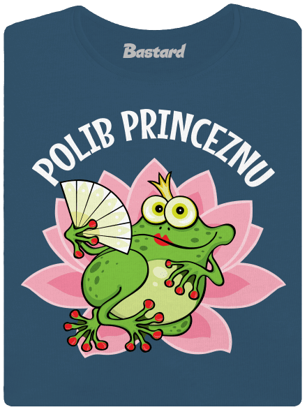 Polib princeznu a prince dámské tričko premium Petrol Blue