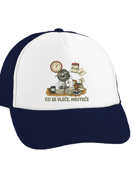 Co se vleče, neuteče kšiltovka truckerka French Navy cap