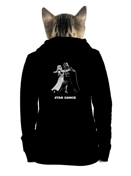Star dance dámská mikina na zip Black
