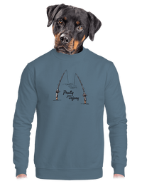 unisex mikina bez kapuce