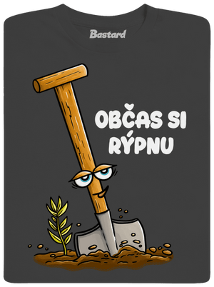 Občas si rýpnu pánské dlouhý rukáv Dark Grey