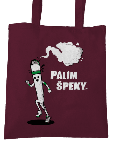 Pálím špeky taška Burgundy