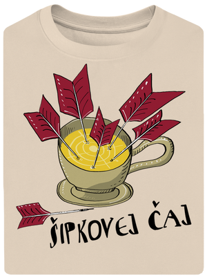 Šipkovej čaj unisex tričko oversized Almond