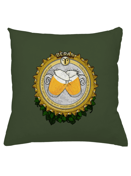 Pivní horoskop: Beran polštář Olive Green
