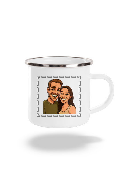 Karikatura z vlastní fotky plecháček White