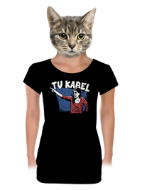 dámské tričko s lemem
