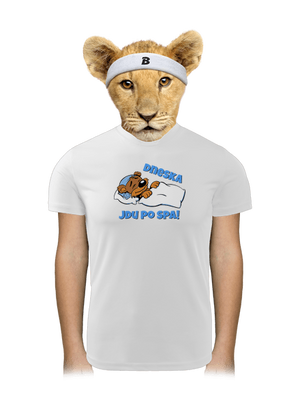 Dneska jdu po spa dětské sportovní tričko White