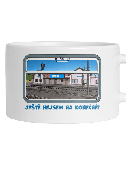 Nejsem na konečné hrnek makronka White