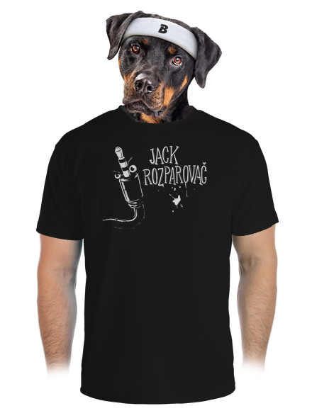 Jack Rozparovač pánské sportovní tričko Black