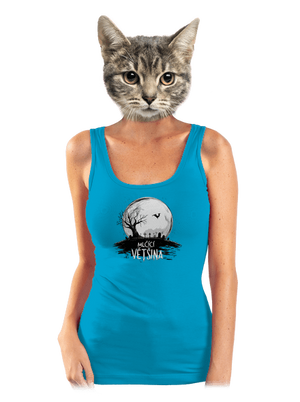 Mlčící většina dámské tílko klasické Blue Atol