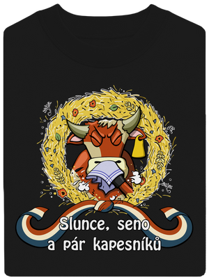 Slunce, seno a pár kapesníků unisex mikina bez kapuce Black