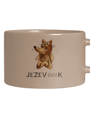 Jezevčičík hrnek makronka Brown Macaron