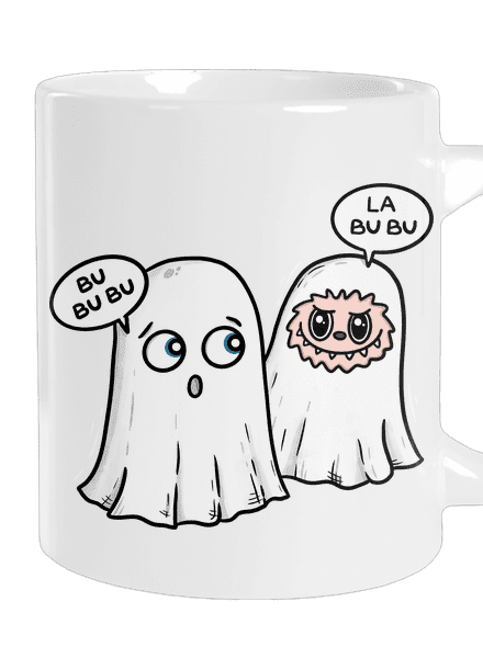 La bu bu velký hrnek White