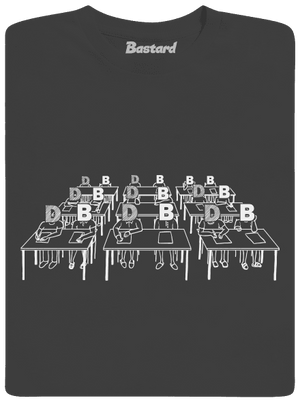 Cimrman: Debil, blbeček pánské dlouhý rukáv Dark Grey