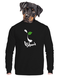 unisex mikina bez kapuce