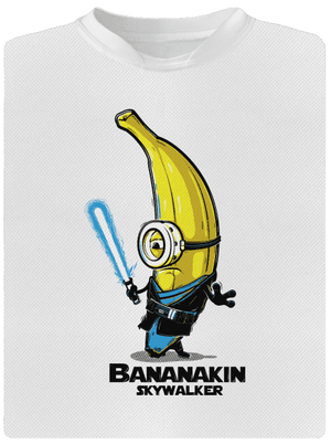 Bananakin Skywalker dětské sportovní tričko White