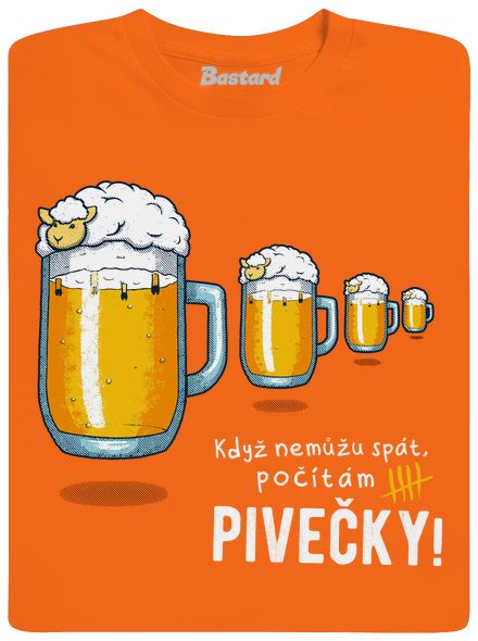Pivečka pánské tričko Orange