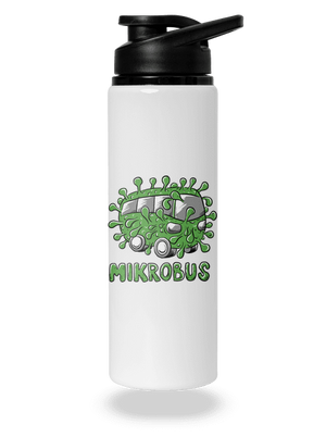 Mikrobus lahev na vodu White