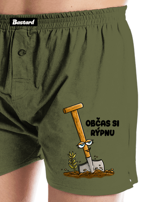 Občas si rýpnu pánské trenky Khaki