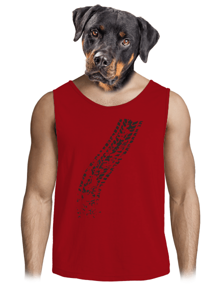 Přejetej pánské tílko Red