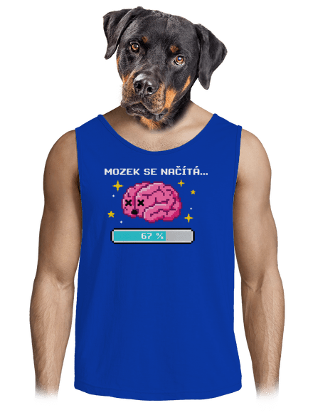 Mozek se načítá pánské tílko Royal Blue