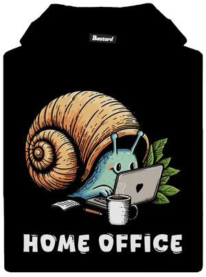 Šnekův home office dětská mikina klokanka Black