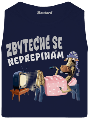 Zbytečně se nepřepínám pánské tílko French Navy