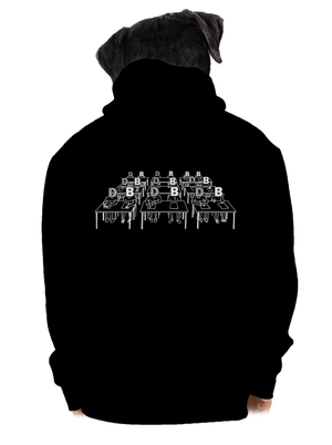 Cimrman: Debil, blbeček pánská mikina na zip Black