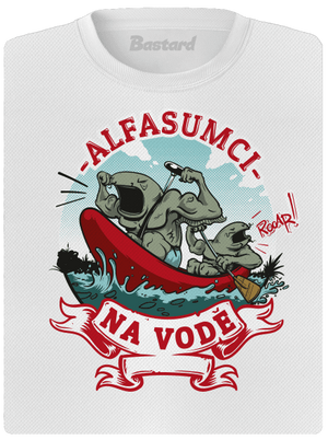 Alfasumci na vodě dámské sportovní tričko White