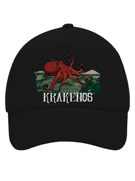 Krakenoš kšiltovka baseballka Black
