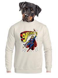 unisex mikina bez kapuce