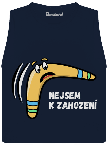Nejsem k zahození dámské tílko volné Navy