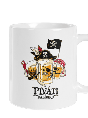 Piváti z Kalibiku klasický hrnek White