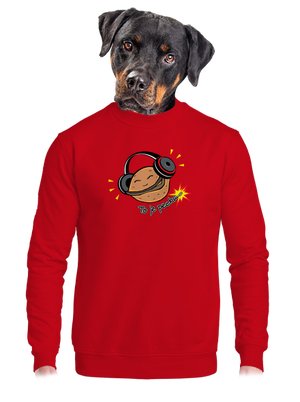 unisex mikina bez kapuce